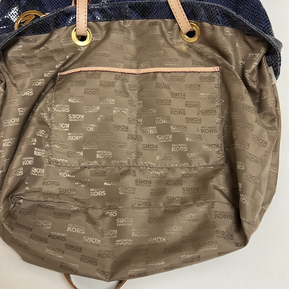 Bundle Michael Kors Mk Designer Blue Python Anima… - image 6